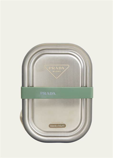 stainless steel lunch box prada|Prada Launches Black + Blum Branded Lunchbox & Cutlery.